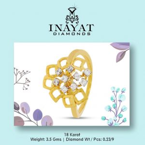 Diamond Floral Ring
